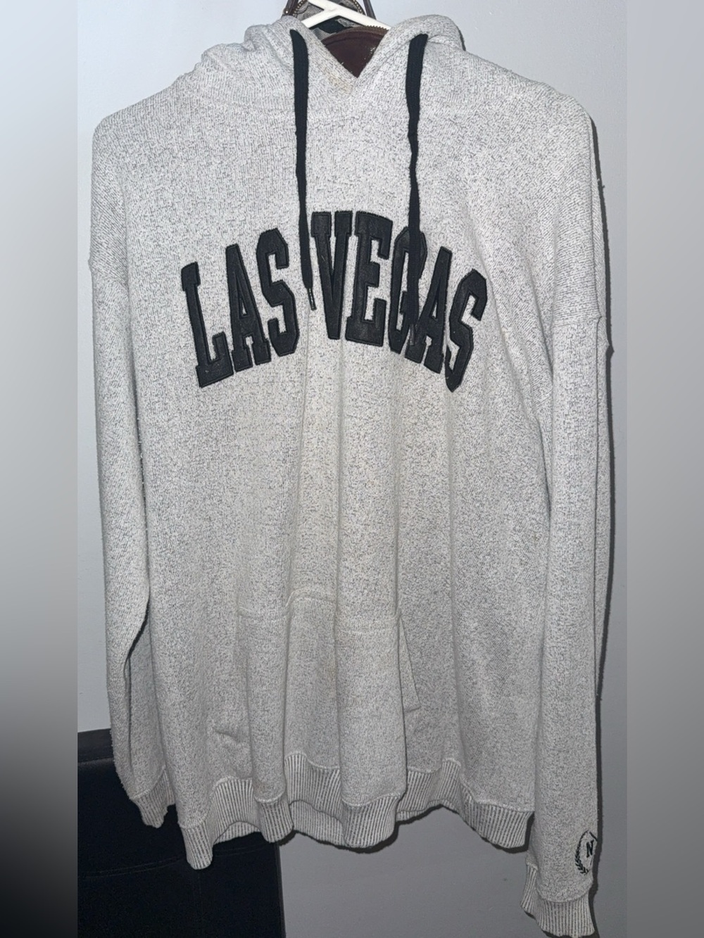 Men's Grey Las Vegas Knit Hoodie Sweater